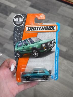 NWT, Matchbox • Teal '90 Volkswagen Golf Country Car